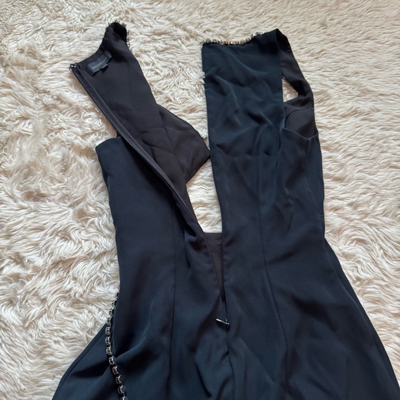 MAJORELLE Black Dress with White Accents - Picture 9 of 10